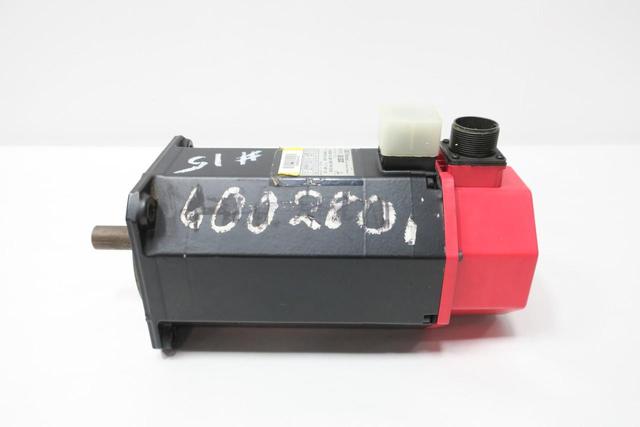 GE FANUC A06B-0128-B577#7008 SERVO MOTOR 3PH 1.4KW 3000RPM 6NM 114V-AC