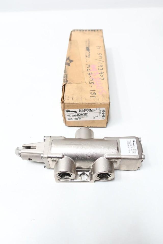 VERSA VCS-3502-MS-167-226 3-WAY PNEUMATIC VALVE