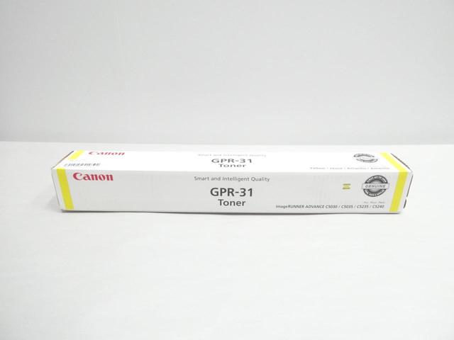 GENUINE OEM CANON GPR-31 YELLOW TONER CARTRIDGE