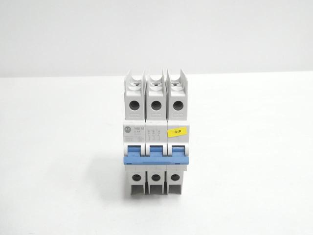 ALLEN BRADLEY 1489-M3C040 MINIATURE CIRCUIT BREAKER 3P 4A AMP 277/480V-AC