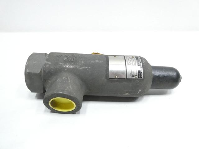 CONSOLIDATED DRESSER 1970C-2 STEEL THREADED RELIEF VALVE 1" X 1-1/2" NPT 140PSI