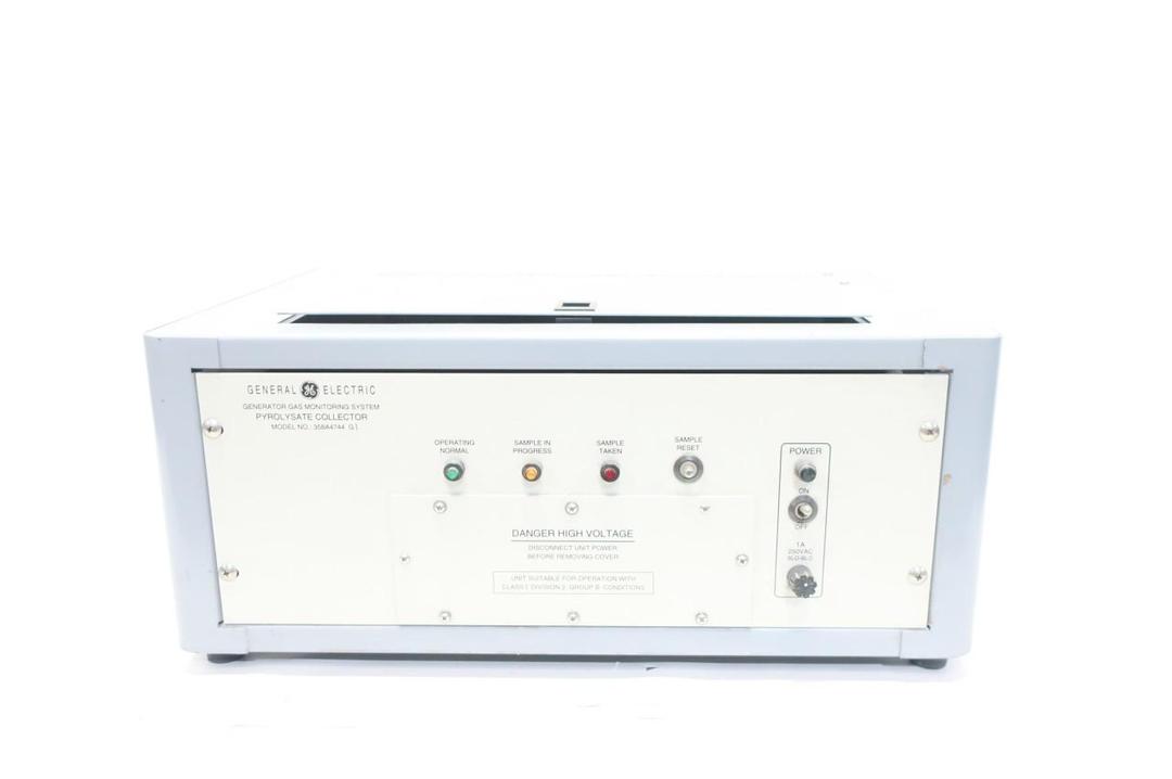 GE 358A4744G1 GENERATOR GAS MONITORING SYSTEM PYROLYSATE COLLECTOR