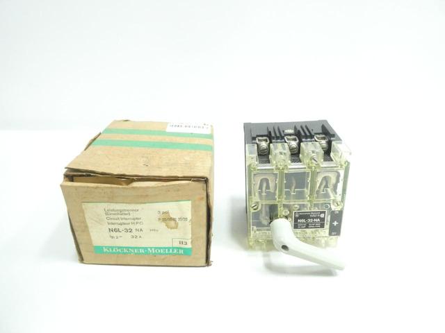 KLOCKNER MOELLER N6L-32-NA CIRCUIT INTERRUPTER 3P 32A AMP 600V-AC