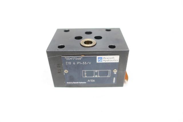 REXROTH Z1S 6 P1-33/V HYDRAULIC CHECK VALVE