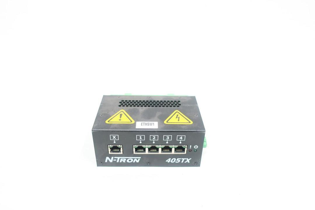 N-TRON 405TX 4 PORT INDUSTRIAL ETHERNET SWITCH 10-30V-DC