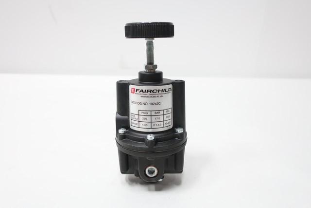 FAIRCHILD 10242C PNEUMATIC REGULATOR 250PSI 1-60PSI 1/4IN NPT
