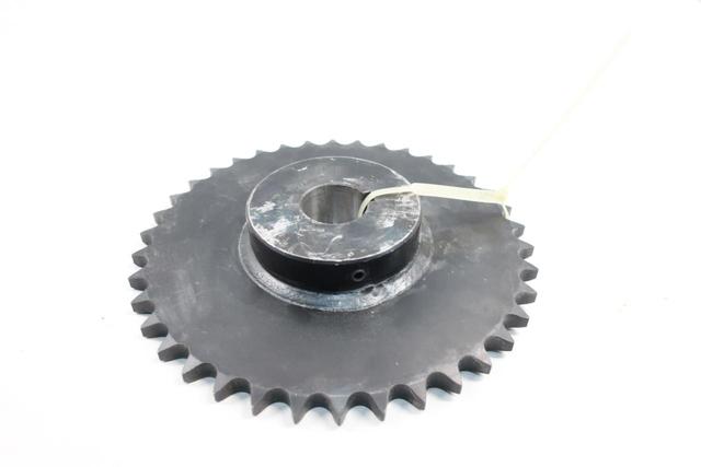 TSUBAKI 60A38 SINGLE ROLLER CHAIN SPROCKET 1-1/2IN 38T 3/4IN