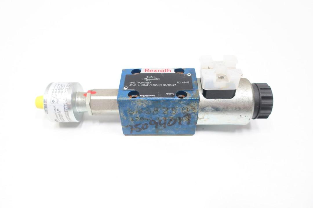 REXROTH 4WE 6 EB62/EG24K4QMBG24 HYDRAULIC DIRECTIONAL CONTROL VALVE 24V-DC
