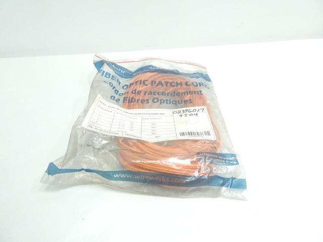 WIREWERKS PC-2A-STCSSTC-030 ST/PC MULTIMODE DUPLEX FIBER OPTIC PATCH CORD 30M