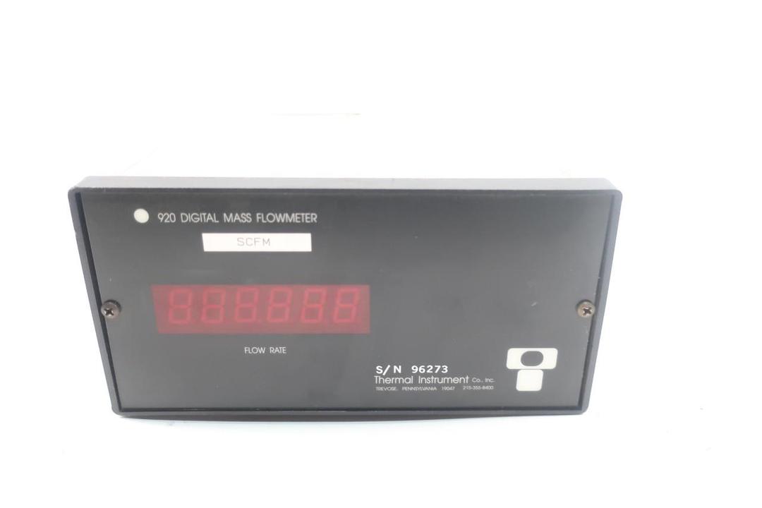 THERMAL INSTRUMENT 920-600-9 DIGITAL MASS FLOW METER 110V-AC