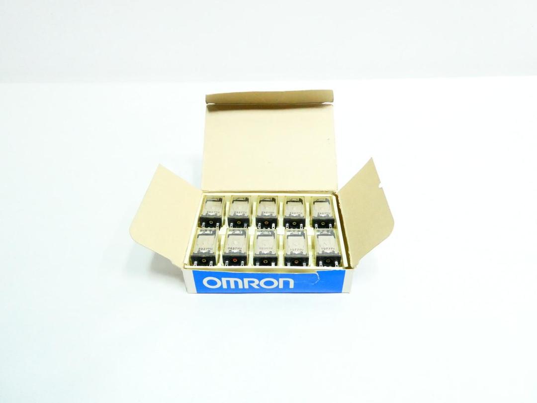 BOX OF 10 OMRON MY4N PLUG-IN RELAY 12V-DC