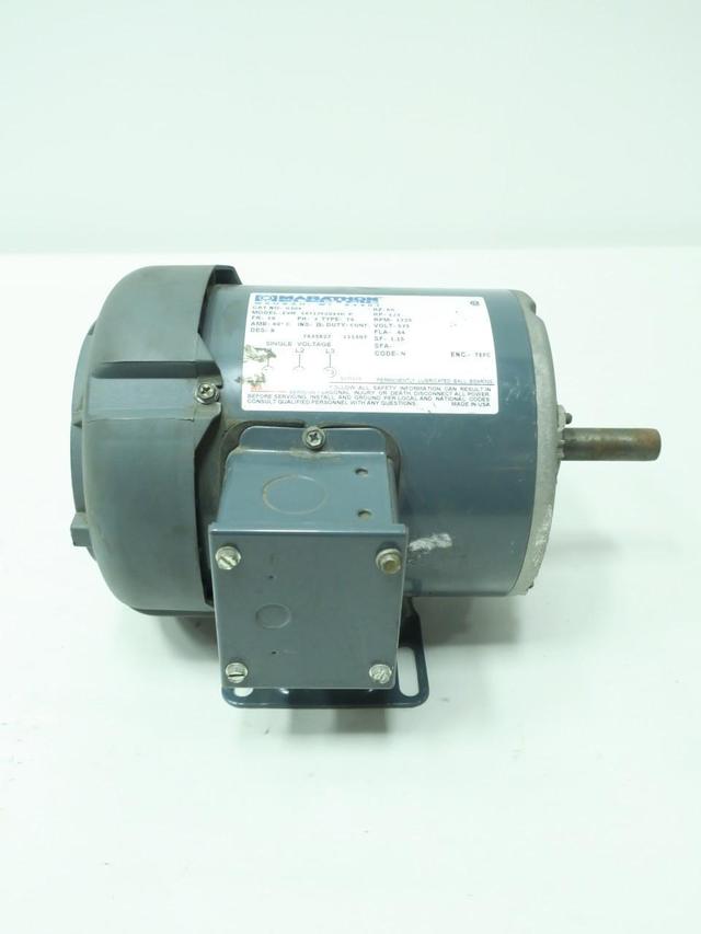 MARATHON EVM56T17F2043D AC MOTOR 56 3PH 1/3HP 1725RPM 575V-AC