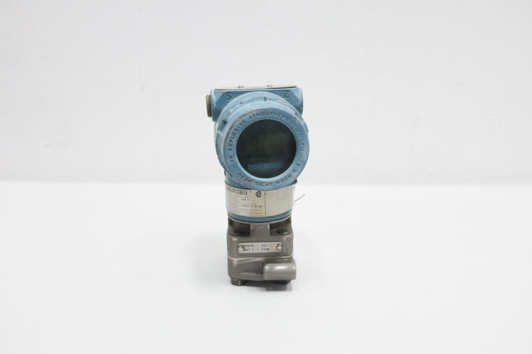 ROSEMOUNT 3051CD3A22A1AS2B4E5 PRESSURE TRANSMITTER 0-1000IN-H2O 10.5-55V-DC