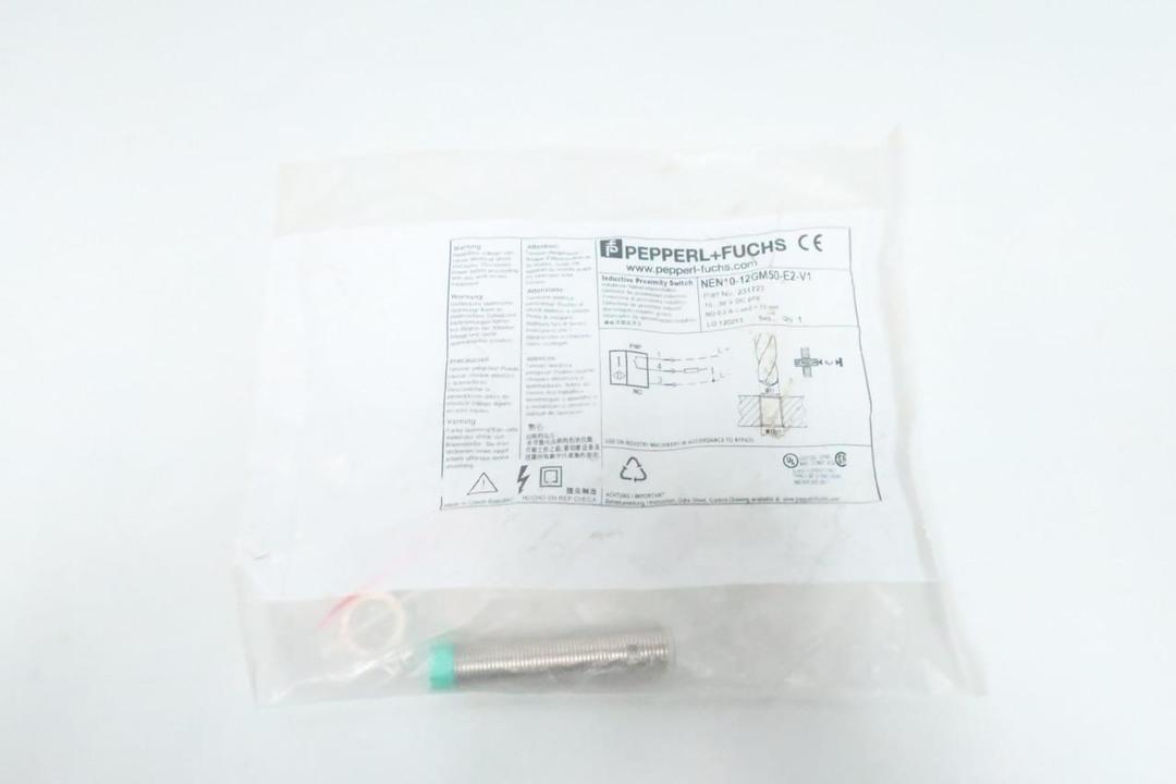 PEPPERL FUCHS NEN10-12GM50-E2-V1 PROXIMITY SENSOR 10-30V-DC