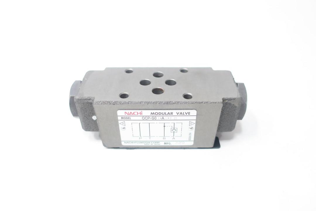 NACHI OCP-G01-A1-F-21 HYDRAULIC MODULAR CHECK VALVE