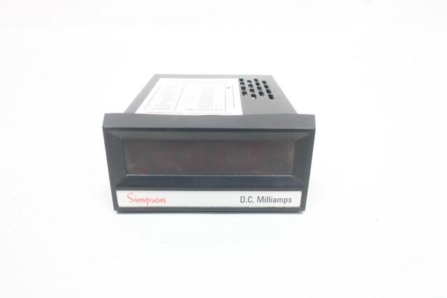 SIMPSON 2852 24118 DIGITAL PANEL METER 200MA