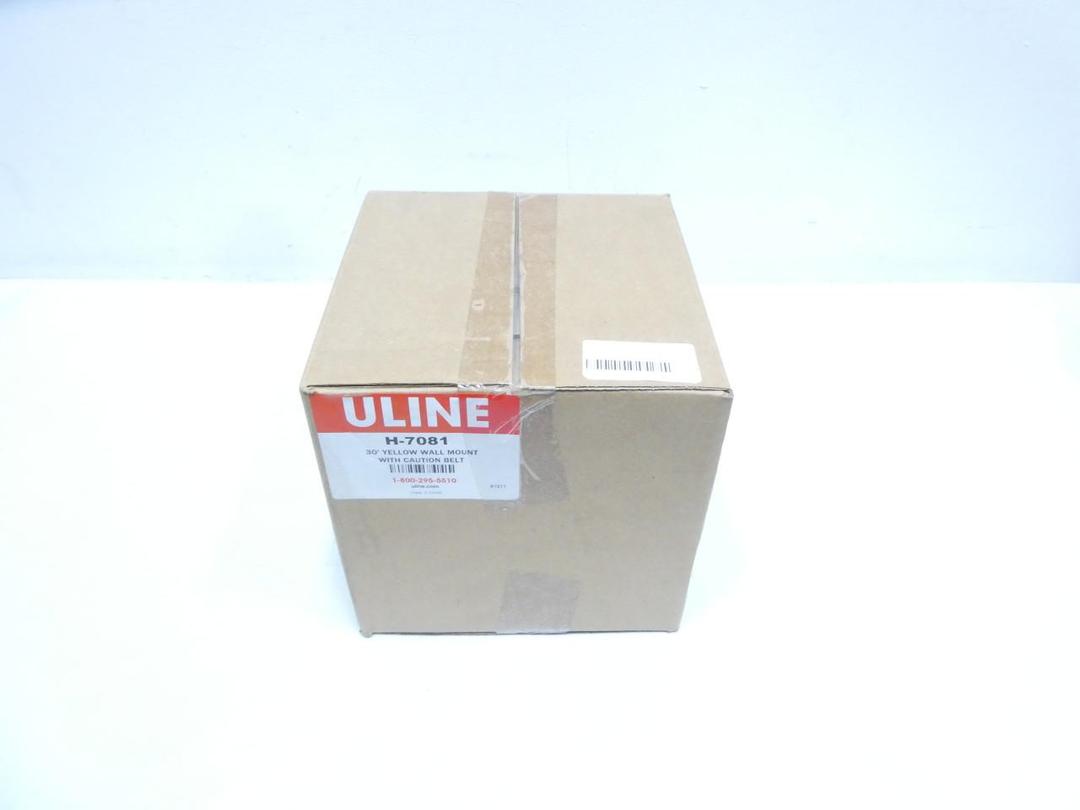 ULINE H-7081 RETRACTABLE YELLOW CAUTION TAPE 30FT