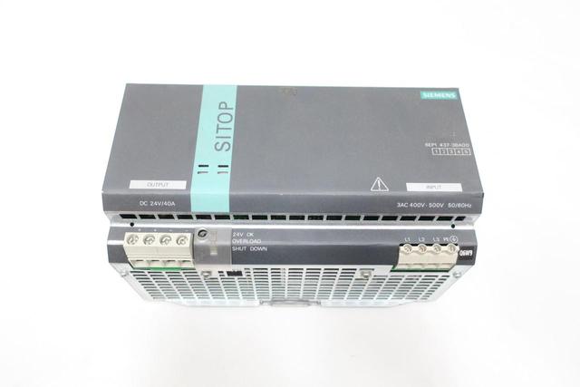 SIEMENS 6EP1437-3BA00 SITOP POWER 40 POWER SUPPLY MODULE