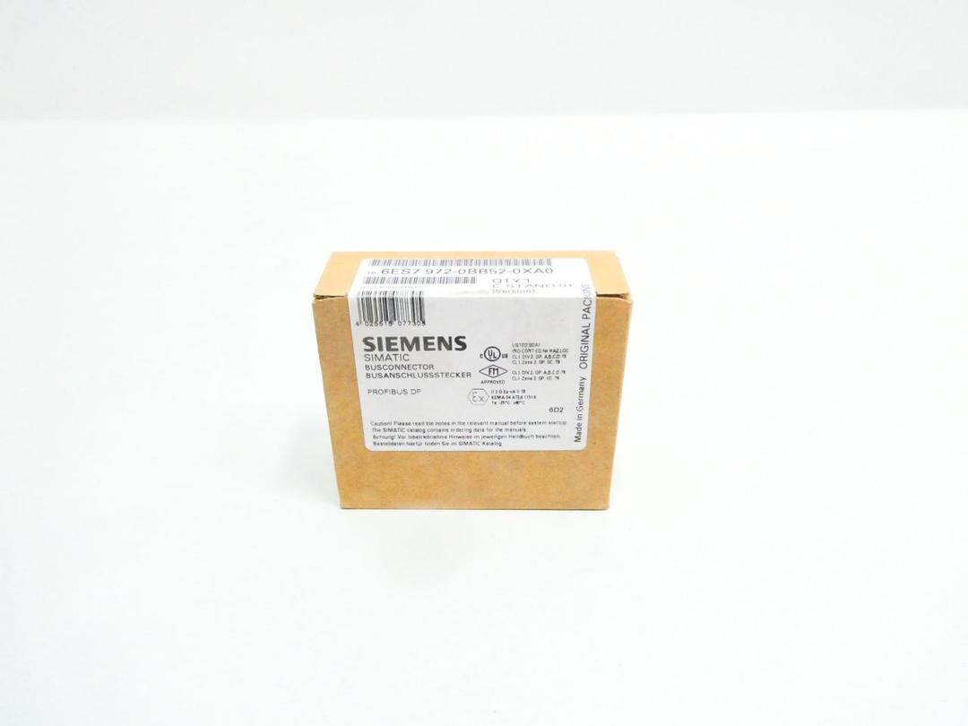 SIEMENS 6ES7 972-0BB52-0XA0 SIMATIC PROFIBUS CONNECTOR
