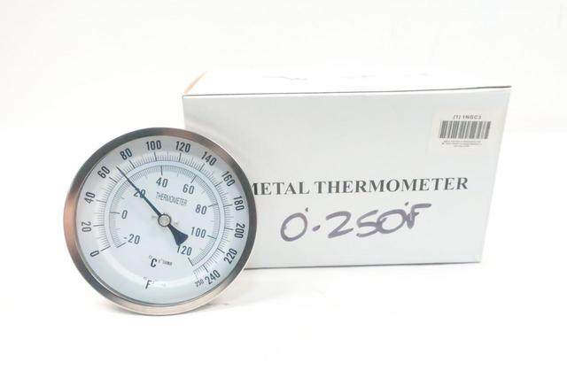 1NGC3 BIMETAL THERMOMETER 5IN 2IN 0-250F 1/2IN NPT