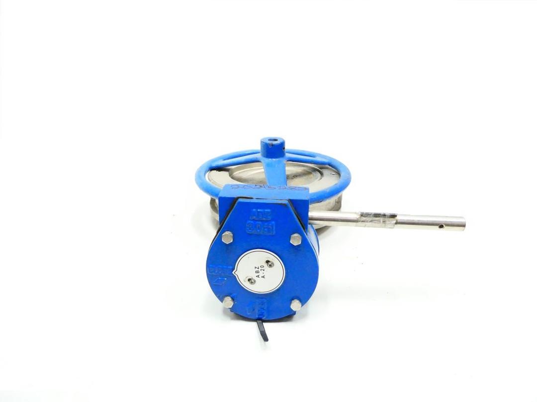 ABZ 431-102 MANUAL STAINLESS WAFER BUTTERFLY VALVE 8IN