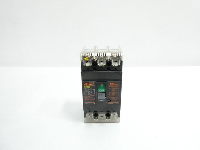 FUJI ELECTRIC SA33B AUTO BREAKER 3P 20A AMP 690V-AC