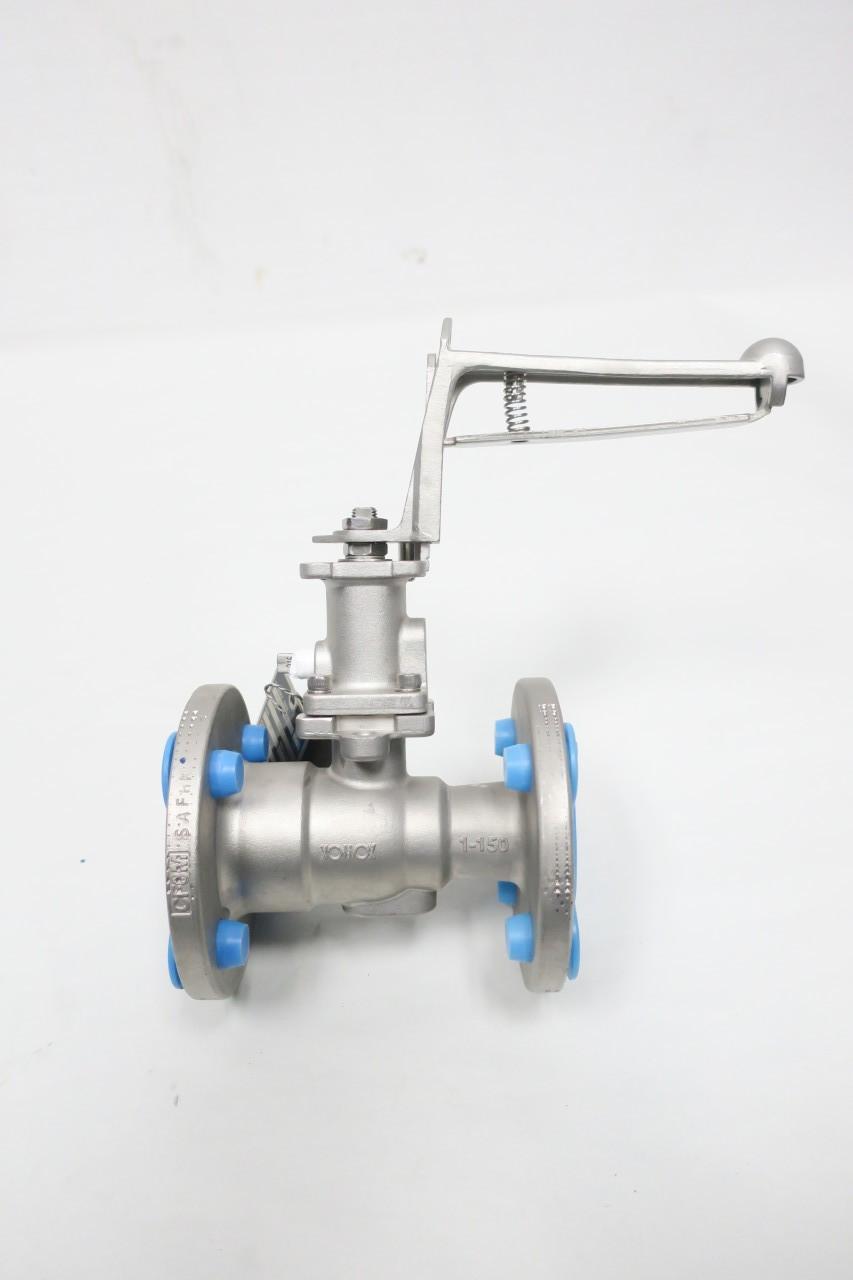 XOMOX 511R 666TAP16-LL-0 MANUAL STAINLESS FLANGED BALL VALVE 1IN 150
