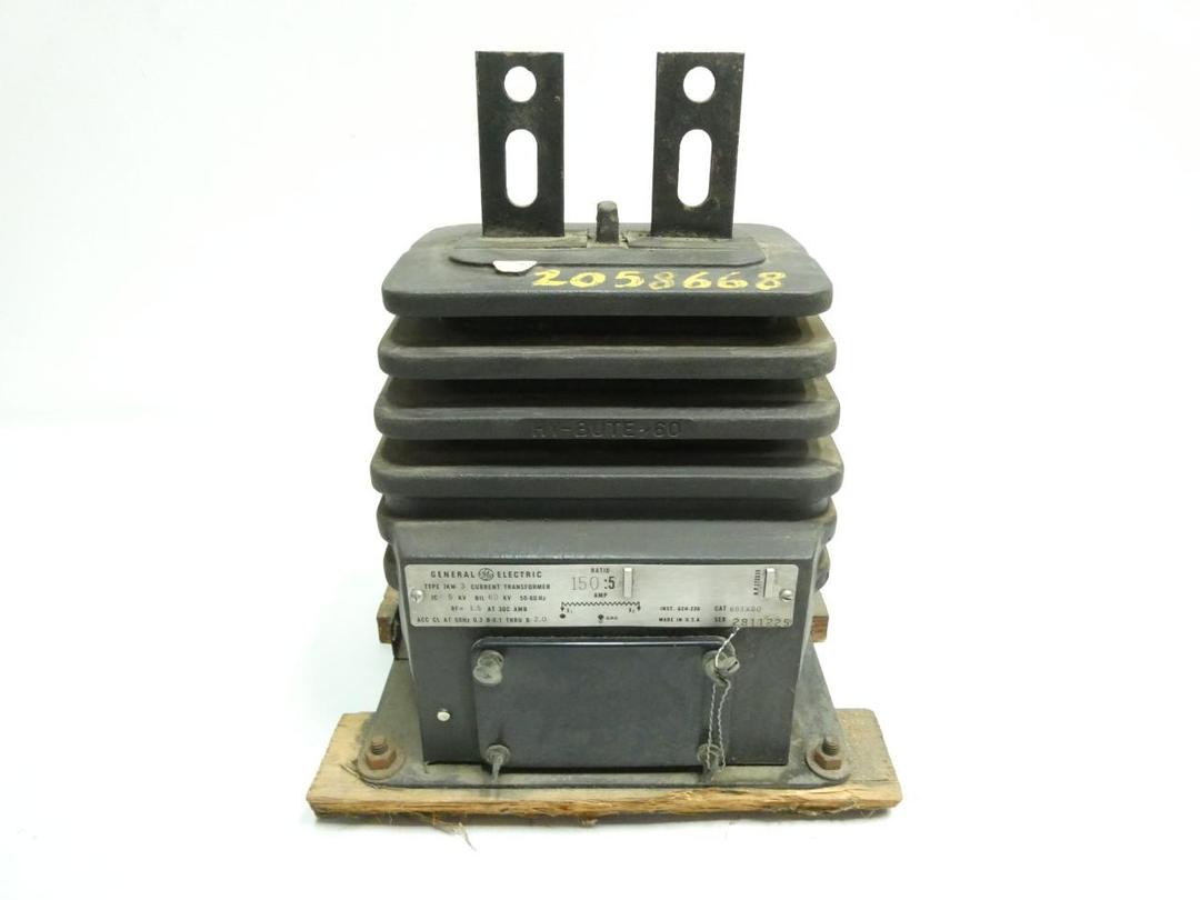GENERAL ELECTRIC GE JKW-3 693X80 CURRENT TRANSFORMER 150:5 60KV-AC