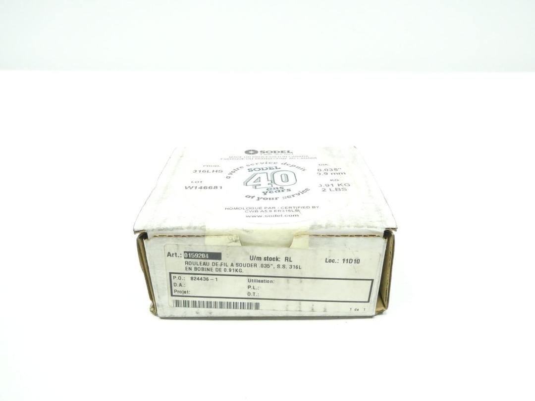 SODEL 316LHS WELDING WIRE 0.035IN 2LB