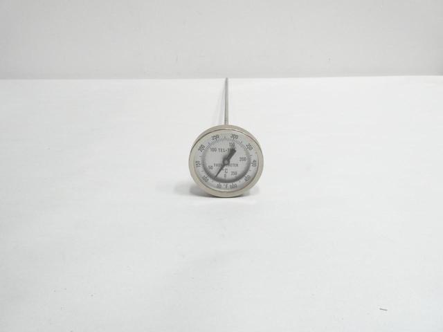 TEL-TRU GT300R BIMETAL THERMOMETER 18IN 50-500F 1/2IN NPT