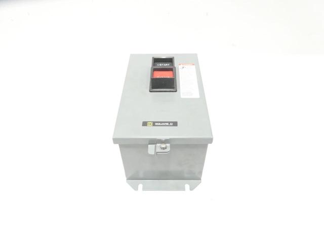 SQUARE D 2510MBA2 SIZE M-0 MANUAL STARTER 5HP