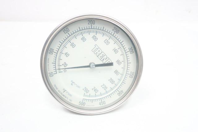 TREND 50 BIMETAL THERMOMETER 5IN 4IN 50-500F/10-260C 1/2IN NPT