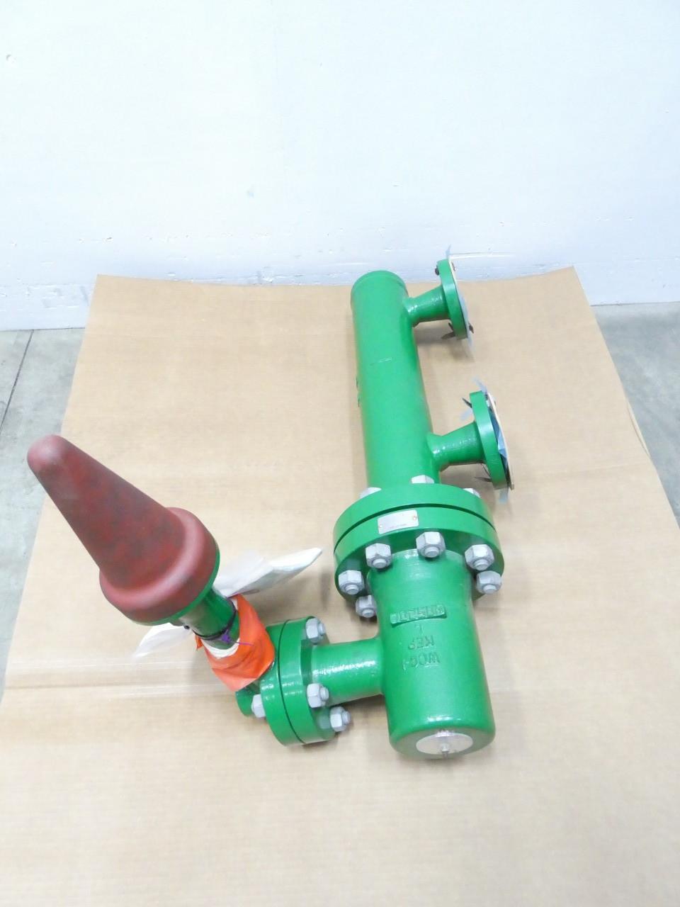 FISHER 249B STEEL CAGED FLANGED DISPLACEMENT LEVEL SENSOR 1-1/2IN 300