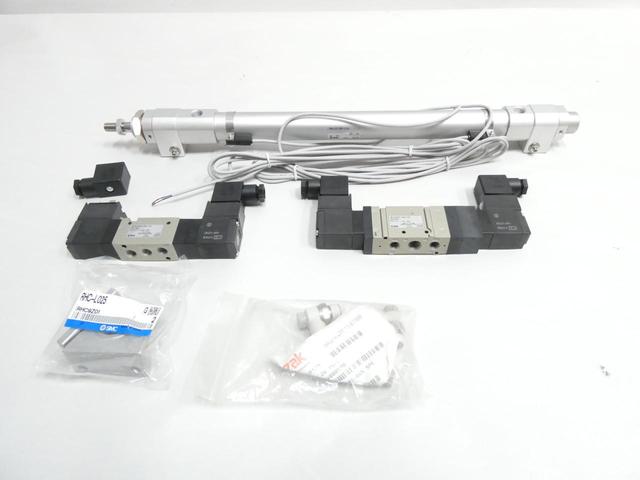 MAZAK RHCL25-260-C73L DOUBLE ACTING PNEUMATIC CYLINDER 25MM 260MM 1MPA