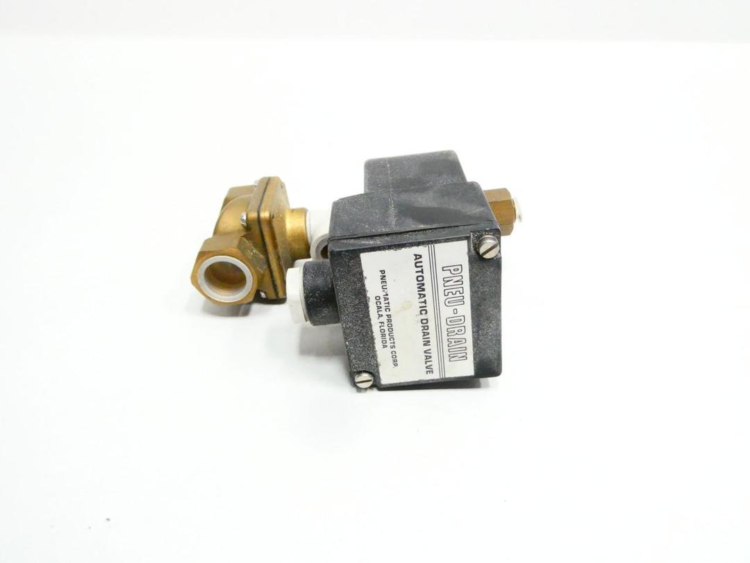 PNEUMATIC PRODUCTS PDV400 AUTOMATIC DRAIN VALVE 120V-AC 1/2IN NPT