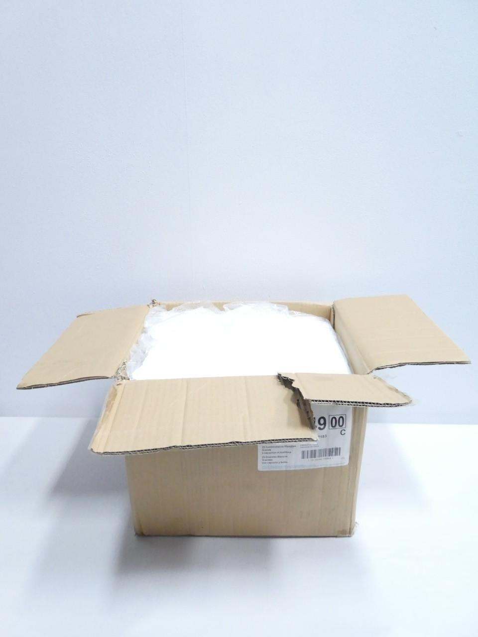 BOX OF 25 KIMBERLY CLARK 38949 KLEENGUARD A35 WHITE LARGE COVERALL