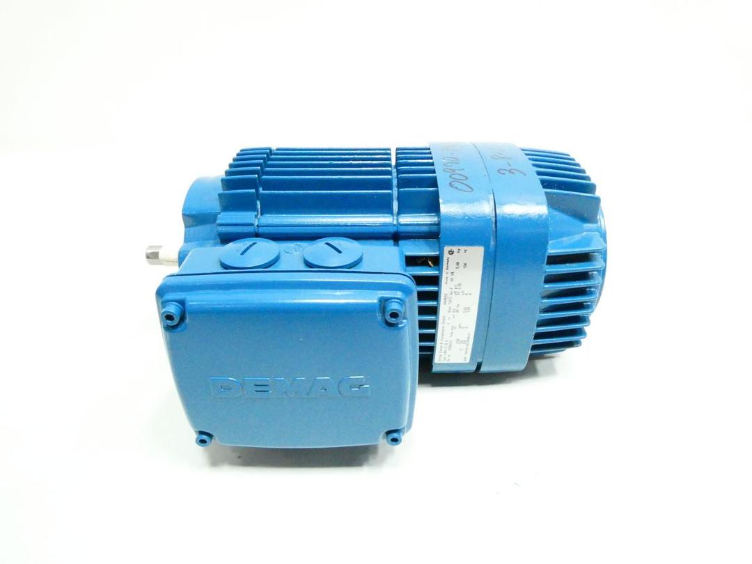 DEMAG KBA 71-B6 AC MOTOR 71B6 3PH 0.48HP 1035RPM 14MM 120V-AC