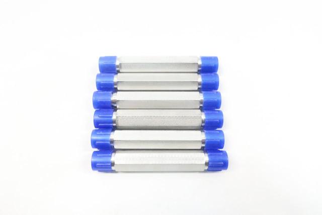 BOX OF 6 HOKE T4LNP316400 STAINLESS LONG NIPPLE 1/4IN NPT X 1/4IN NPT