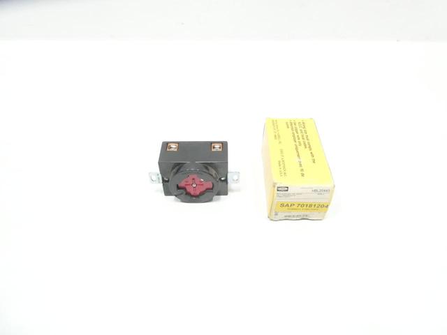 HUBBELL HBL20443 RECEPTACLE 2P