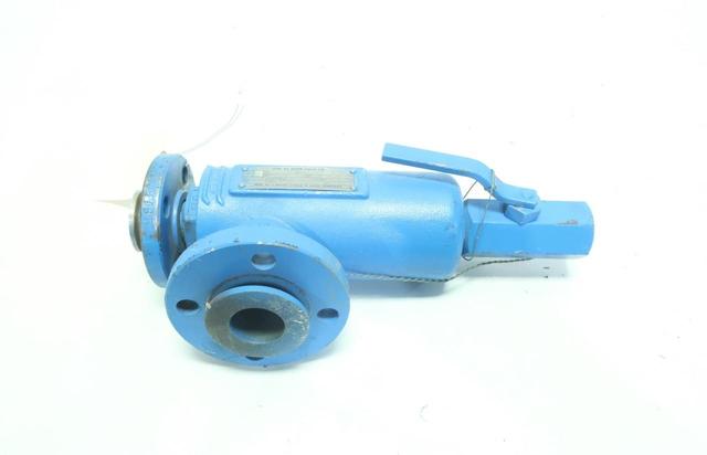 CROSBY VALVE & GAGE 9721031D-ST 1.552PPH FLANGED 150PSI 1/1-1/2IN RELIEF VALVE