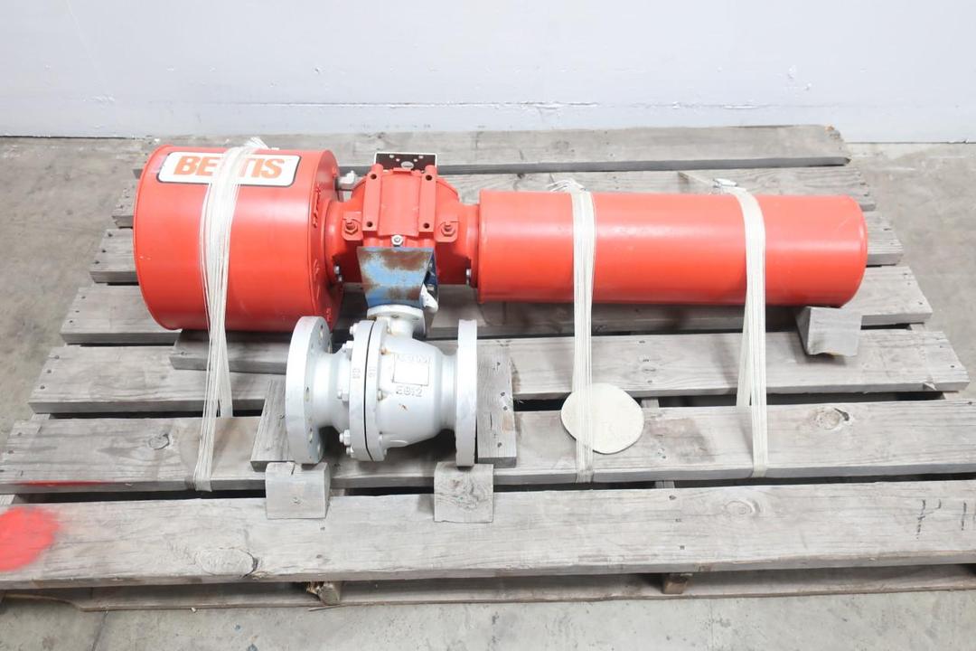 KTM EB162-32/40NMU-30L BETTIS G01014-SR2-CW STEEL FLANGED BALL VALVE 4IN 300