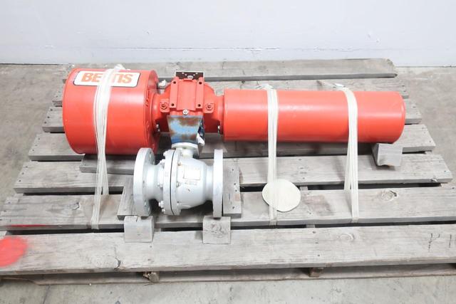 KTM EB162-32/40NMU-30L BETTIS G01014-SR2-CW STEEL FLANGED BALL VALVE 4IN 300