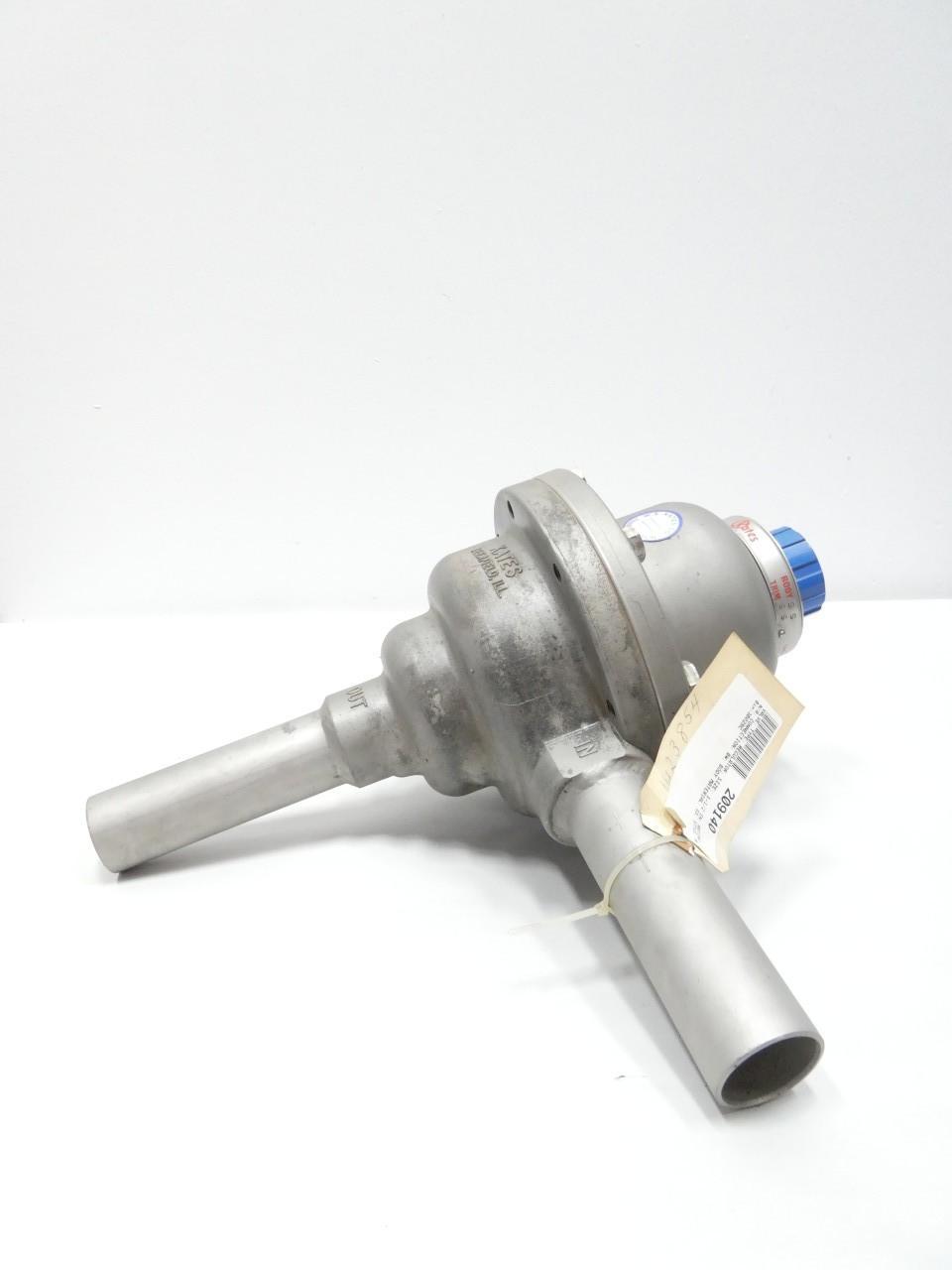 KATES JB11S-CM STAINLESS ADJUSTABLE FLOW RATE CONTROLLER 1-1/2IN