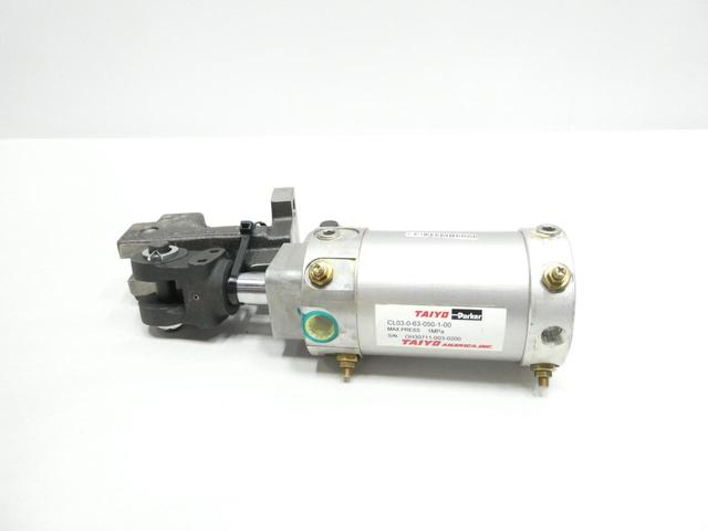 TAIYO PARKER CL03-0-63-050-1-00 DOUBLE ACTING PNEUMATIC CLAMP CYLINDER 145PSI