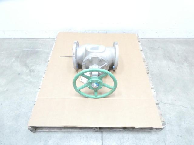 KITZ UPAMB MANUAL STAINLESS FLANGED GLOBE VALVE 6IN 150