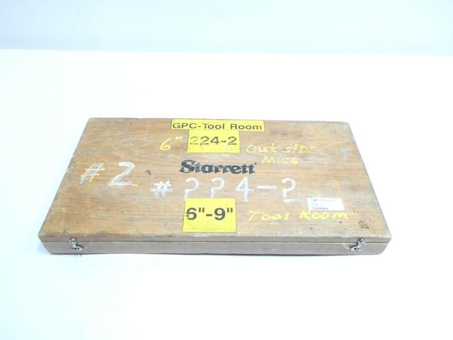 STARRETT 224-2 MICROMETER CALIPER 6-9IN