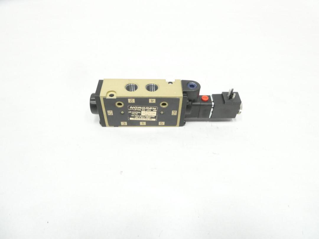 NORGREN MK01CEA74ALUA AIR CONTROL VALVE 24V-DC 1/4IN NPT 150PSI