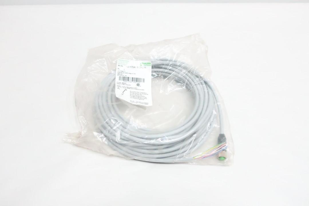 MURR ELEKTRONIK 7000-17041-2921500 CABLE M12 FEMALE 15M 30V-AC 30V-DC