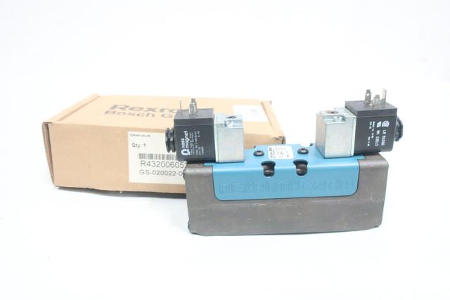 REXROTH R432006052 PNEUMATIC SOLENOID VALVE 24V-DC 150PSI