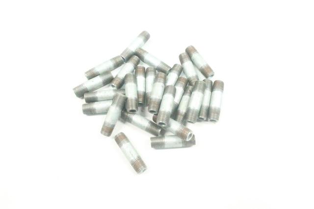 BOX OF 25 SMITH-COOPER 84NI8002020C GALVANIZED NIPPLE 1/4IN 2IN